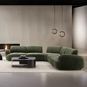New Italian Milan Creative Popular Living Room Modular Tufted Sofa Multi position Sectional Composition Sofa