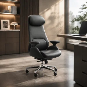 New Luxury Executive Office Chair Ergonomic High Back PU Leather Desk Chair for Office Furniture