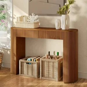 New Model Console Table Solid Teak Wooden Indoor Living Room Bedroom Apartment