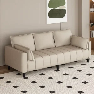 New Model L Shaped Modern and Simple Design Three Seater Fabric Sofa for Small Apartments Hotels Clothing Stores