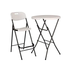 New Modern Foldable Plastic Outdoor Counter Night Club Pub Bar Top Dining Table for Hospital Use