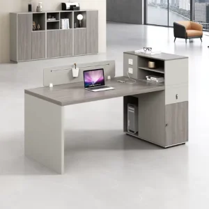 New Modern L Shaped Office Cubicle Workstation High Quality Minimalist Office Furniture Office Desk with Storage