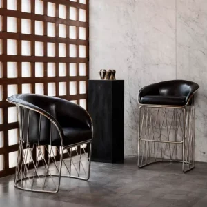 New Modern Metal Frame Singe Sofa Armchair Accent Chairs Pu Leather Living Room Lounge Chair for Home