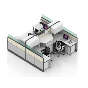 New Modern Metal Office Workstation Cubicle Computer Table Customized 2 4 Seats Office Cubicle Workstation