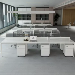 New Modern Minimalist Customization Desk Durable Office Commercial Furniture Workstation Meeting Table Design