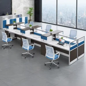 New Modern Portable Executive Table Face to Face Staff Workstation Computer Desks Employee Workbench