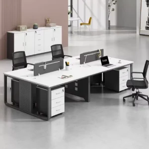 New Modern Style Office Partition Table and Chair Set Staff Desk Cubicle Workstation Modular Office Furniture Bureau De Travail