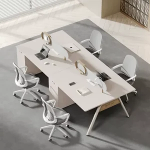 New Prise Autonome Modern Small Seater Conference Table Set Office Furniture Europe Style Wood Meeting Room Table