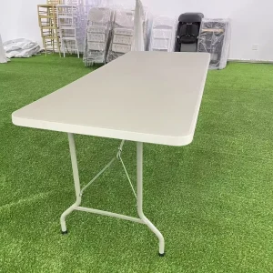 New Products Waterproof Durable Folds Flat 30″ Rectangle Resin Banquet Tables