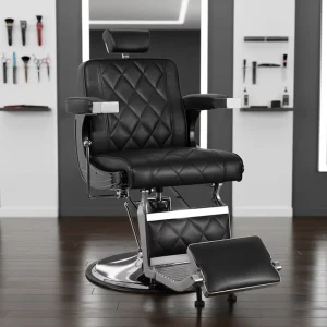 New Promotion Classic Men’s Barber Chair Antique for Sale Fashion Beauty Salon Furniture Black Hydraulic Chair