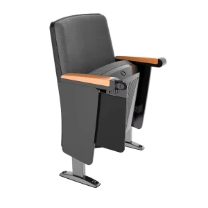 New School Theater Furniture Church Seating Customizable Folding Theater Furniture With Table Writing Pad for Cinemas Halls