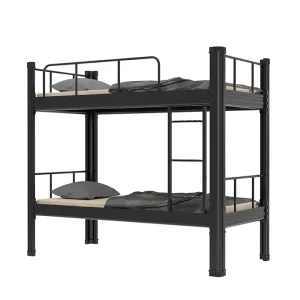 New Screwless Design Dormitory Two Layers Steel Metal Easy Assembly Bed