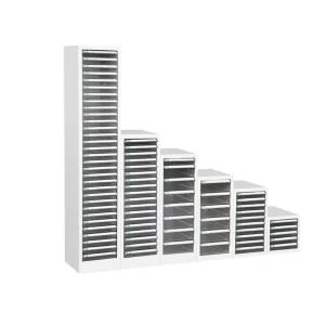 New Stock Steel Plate File Cabinet with Lock 18 Drawers A4 Paper Office Archive & Data Sorting Cabinet