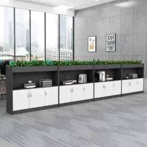 New Storage Cabinet Furniture Wooden Book Shelf Display Open Shelf Filing Planter Wood File Cabinet Office Furniture