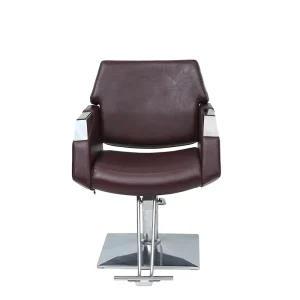 New Swivel Adjustable PU Leather Barber Chair with Heavy Duty Hydraulic Pump Contemporary Design for Salon and Spa Use