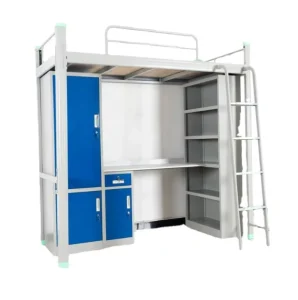 Newest Design College Student Dormitory Metal Apartment Bed With Desk Bed for Loft Bed With Slide