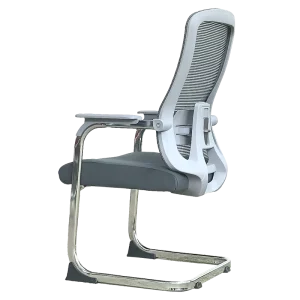 Newest Office Chair Side No Without Wheel Mesh Fabric Sled Stationary for Meeting Reception Visitor Guest Events Waiting