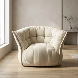 No Assemble Required Deep Seat Cosy Bedroom Reading Nook Small Sponge Lounge Chair Modern House Bedroom Apartment Hotel Villa