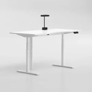 Noise Free Electric Height Adjustment Electric Standing Desk with 3 Memory Settings for Open Office