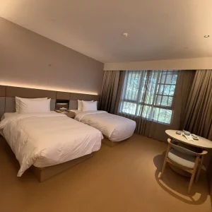 Noise Free Silent Use Firm Timber Hotel Bedroom Sets for 3 5 Star Hotel Room Furniture