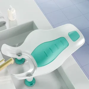 Non-slip Safety Newborn Baby Bath Tub Rack Shampoo Chair Modern Plastic