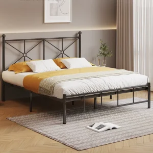 Nordic All Steel Single Bed Frame Metal Single Bed for Kids Adults Bedroom Dorm Apartment Home Furniture