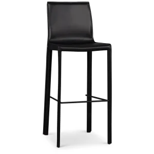 Nordic Bar Chair Modern Simple Home Saddle Leather Stool Leisure Commercial Furniture Backrest High Sillas Bar Stool