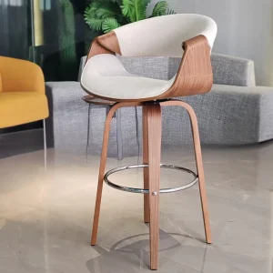 Nordic Coffee Shop Solid Wood Dining Chair Balcony Leisure Chair Designer Chair Creative Personality Bar Chair