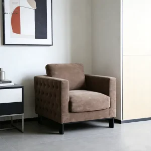 Nordic Comfortable Reception Chair Simple Office Single Seater Sofa Chair for Living Room Furniture