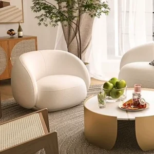 Nordic Creative Leisure Single Seat Comfortable Accent Sofa Chair for Commercial Furniture