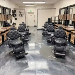 Nordic Design Beauty Hair Salon Chair Barber Chair Luxury Hairdressing Equipment Heavy Duty Reclinable Vintage Barber Chairs