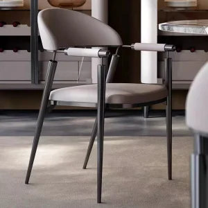 Nordic Designer Creative Thickened Armchair Hotel Apartment Restaurant Reception Chair