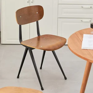 Nordic Industrial Style Chairs Restaurants Wrought Iron Backrests Dining Chairs Luxury Casual Minimalist Designer Chair