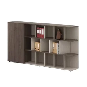 Nordic Library Furniture Storage Cabinet Office Bookcase with Book Shelves Wooden Bookcase