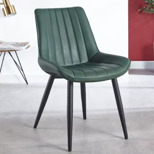 Nordic Luxury Velvet Dining Chair Upholstered Metal Leg Chair Modern Leisure Seating for Hotel Home and Restaurant