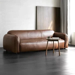 Nordic Minimalist Waterproof Easy Clean Designer Sofa Retro Light Luxury Couch Small Apartment Living Room Household Furniture