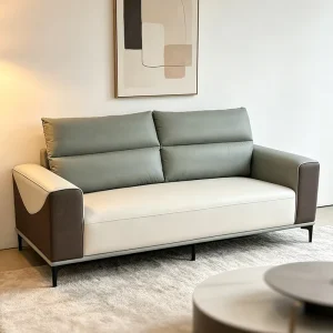 Nordic Modern Cat Scratch Leather Sofa Ergonomic 1/3 Seater Luxury Reception Lounge Living Room Sofa