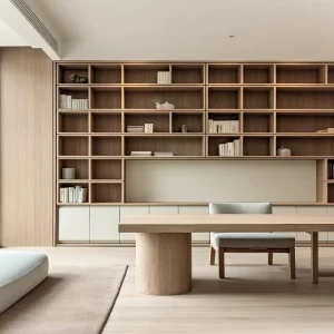 Nordic Natural Log Book Desk Set Breathable Solid Wood for Countryside House Study Eco-friendly Storage Workstation