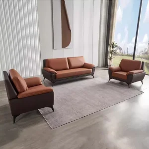 Nordic Office Sofa Simple Modern Leisure Business Reception Comfortable Three Durable Office Sofa