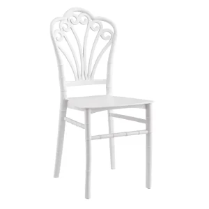 Nordic Plastic Chair Luxury Modern White Leisure Living Room Kitchen Stacking Chairs Outdoor Party Wedding Chair
