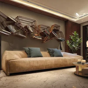 Nordic Simple Double Italian Style L Shaped Durable Two Seat Sofa Modern Living Room Bedroom Mall Furniture