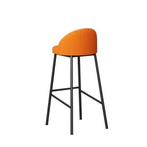 Nordic Style Attractive Design Iron Solid Frame Comfortable Cushion Modern Bar Stool Bar Chairs for Kitchen