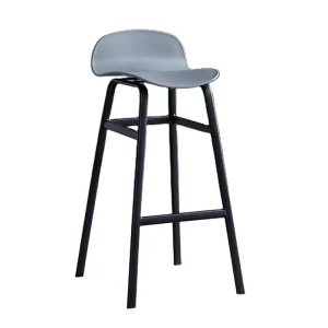 Nordic Style Bar Chair Modern Simple Bar Chair Reception Chair Casual Tea Shop Stool