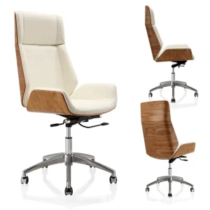 Nordic Style Comfortable Office Chair Joyful Song Home Study Conference Room Boss Chair