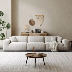 Nordic Style Down Comfort Simple Lines Sofa Direct Sales Apartment Foshan Factory Custom