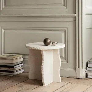 Nordic Style Modern Design Luxury Travertine Coffee Table Top Plinth Extendable Convertible Living Room Furniture