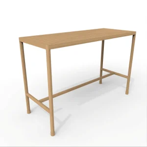 Nordic Teak Bar Table Home Small Bar Living Room Partition High Chair for Bar Table