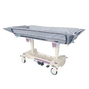Nursing Home Care Bathing Trolley Manual Bathing Bed for Disabled Elderly and Paralyzed Patient