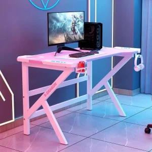 OEM 1400*600mm Large Desktop with Stable Bracket Gaming Competition Desk Efficient Computer Desk for Home Study