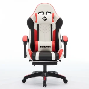 OEM Custom Height Adjustable 360 Swivel Leather Reclining PC Computer Ergonomic Gaming Chair With Footrest